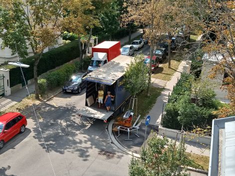 Költöztetés 18 t teherautóval